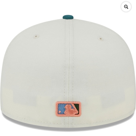 New‎ Era Cream New York Yankees Chrome 59FIFTY Men’s Fitted Hat Brand new - Picture 2 of 9